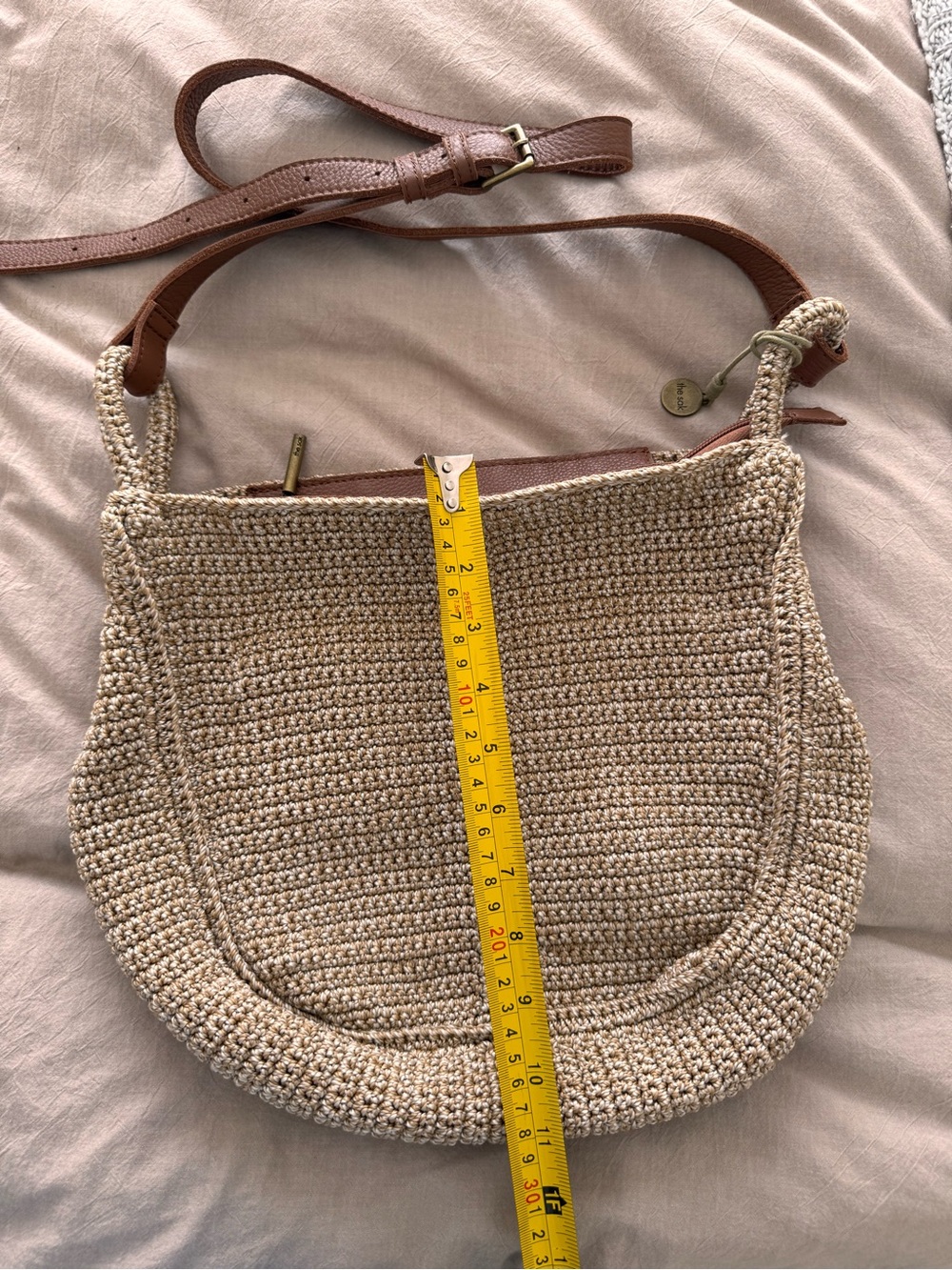 The Sak Los Feliz Hobo Bag - Bamboo with Brown Strap - Picture 5 of 5